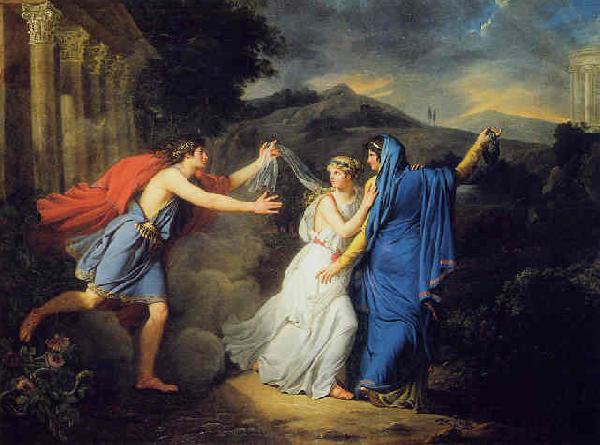 Marie-Guillemine Benoist Linnocenza tra il vizio e la virtu oil painting picture